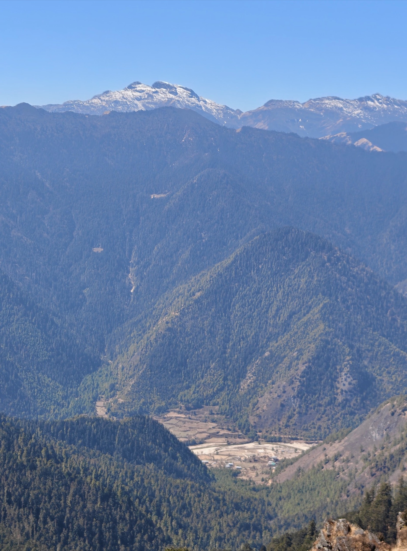 View from Chelela Pass