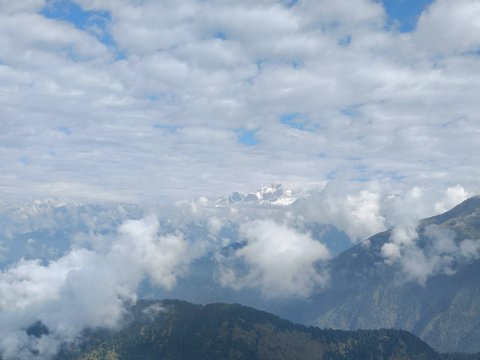 View from Tungnath Temple