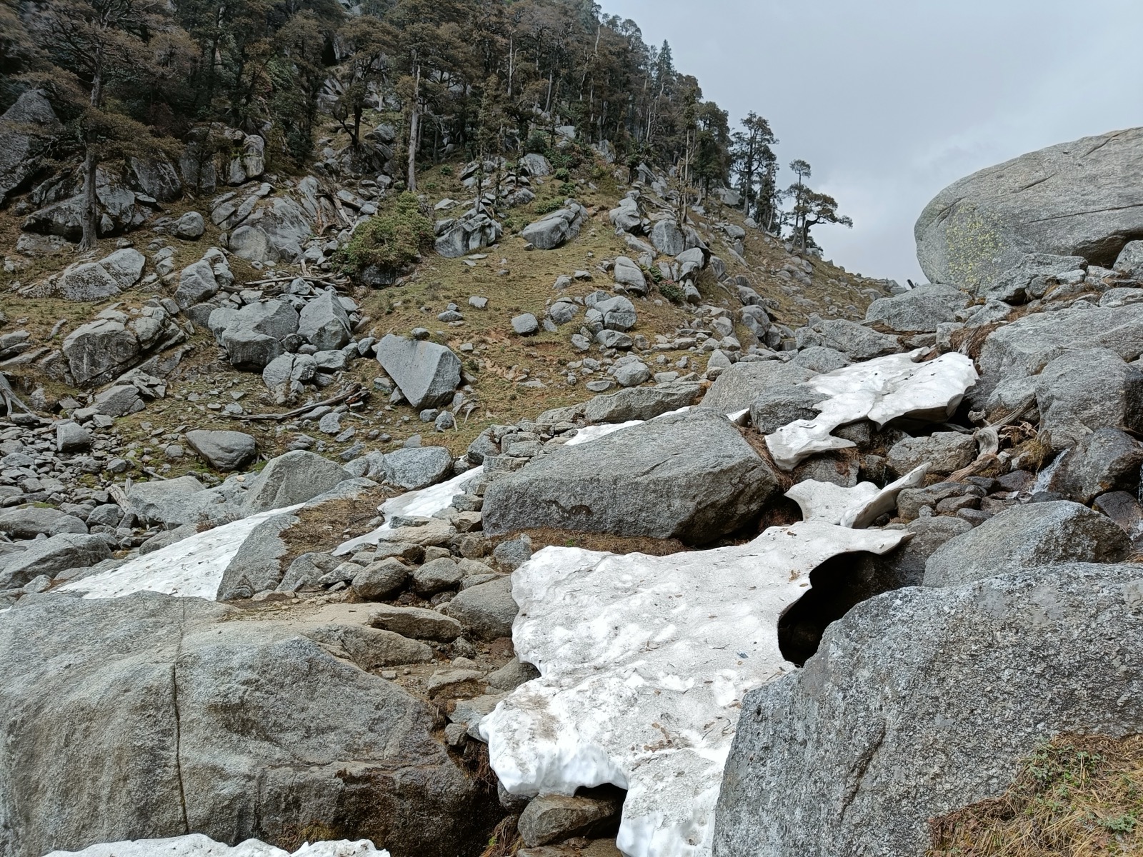 On the way to Kareri Lake