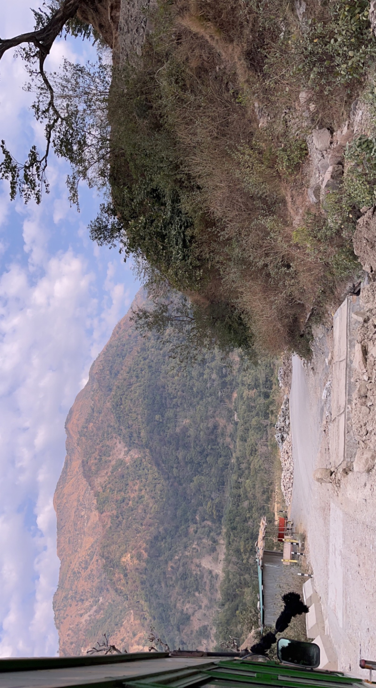 Bus view on the way to Sankri