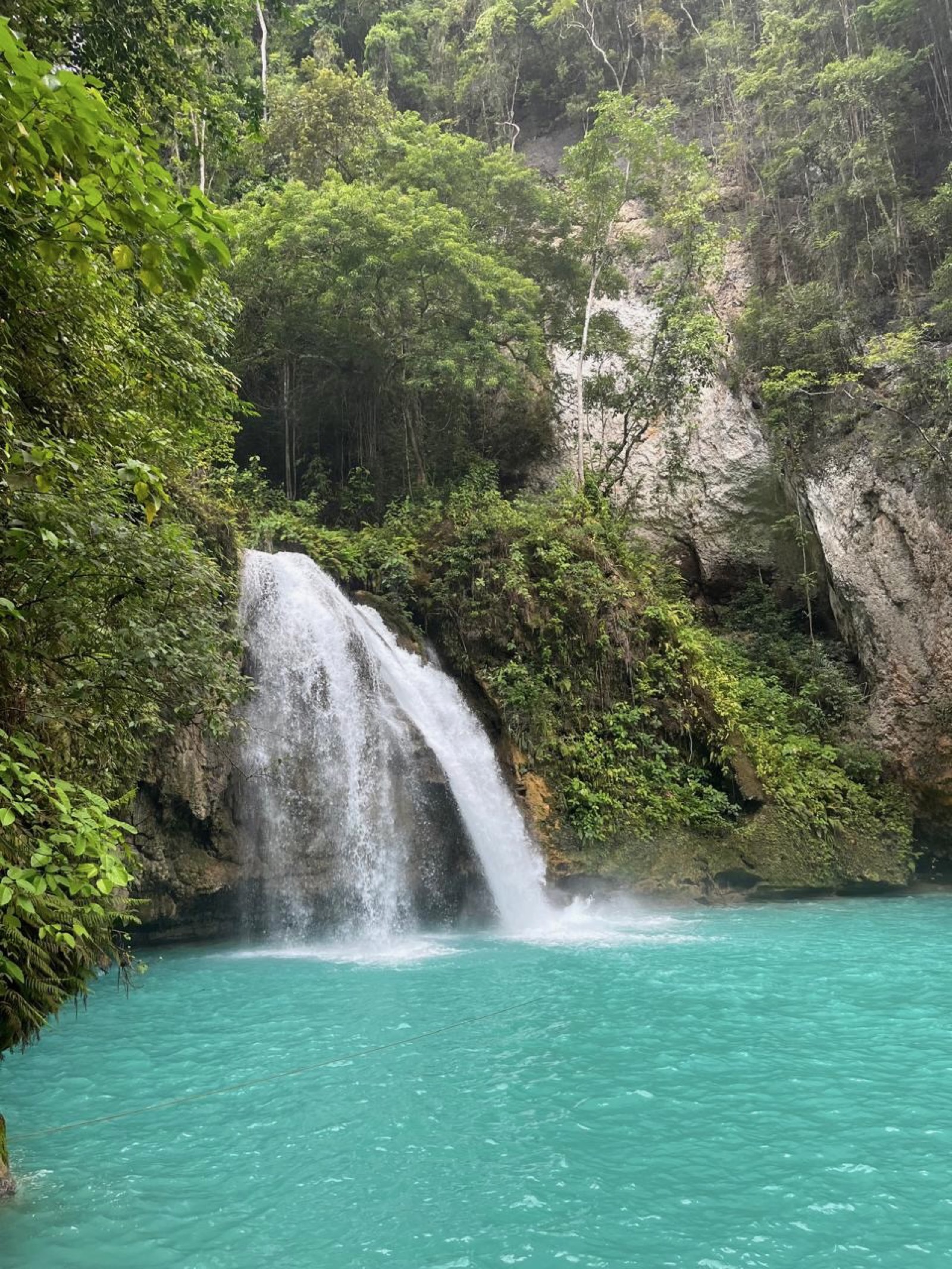 Falls on the way to Kawasan Falls