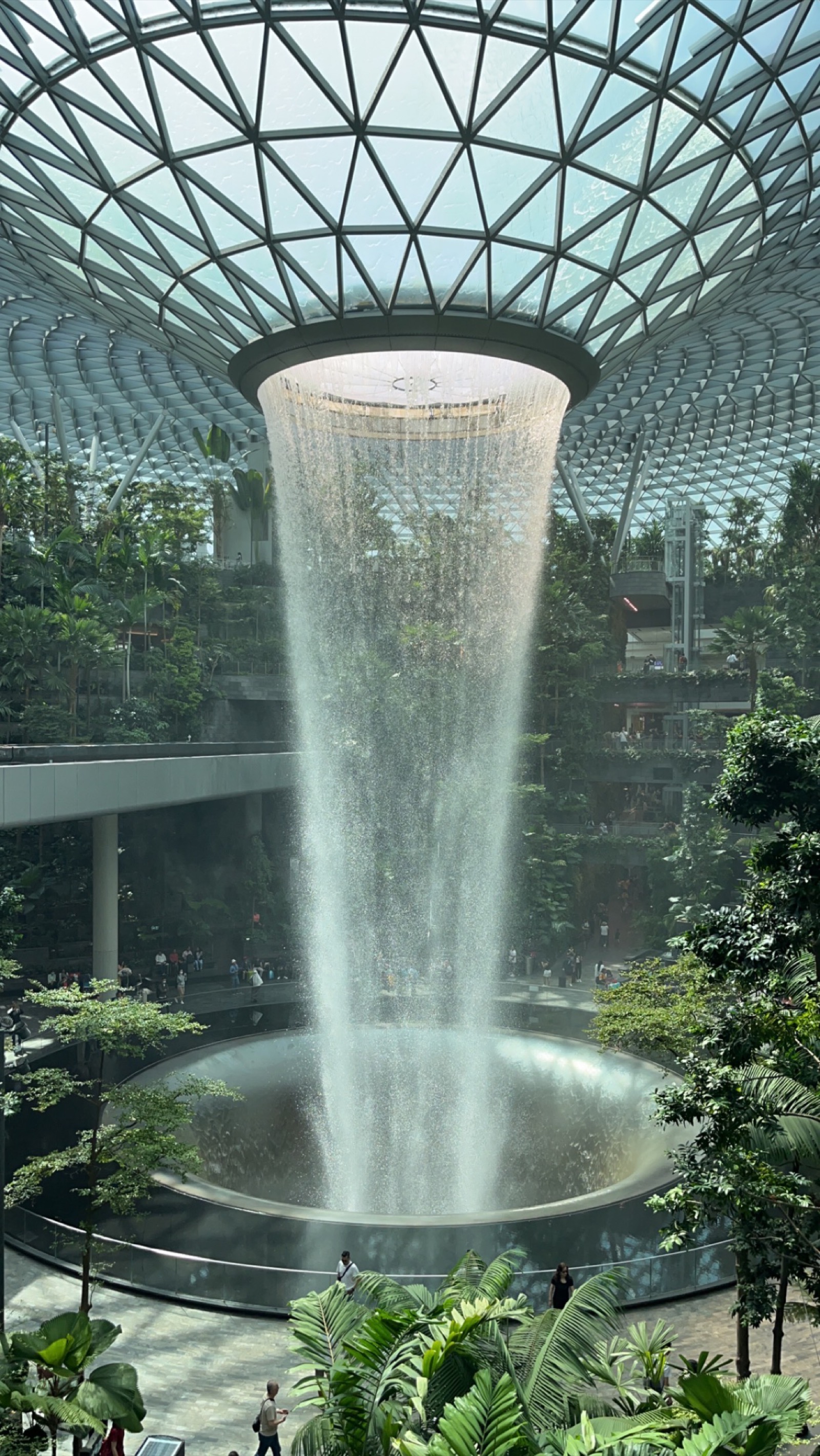 Jewel Changi Airport waterfall