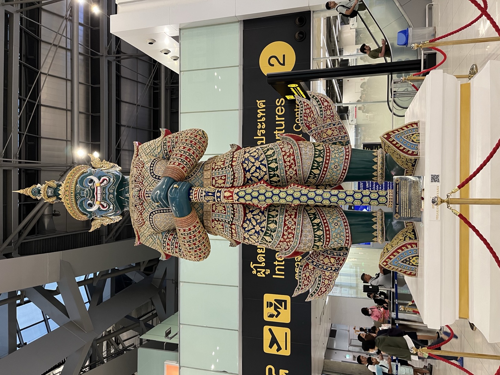 Sculpture in BKK airport