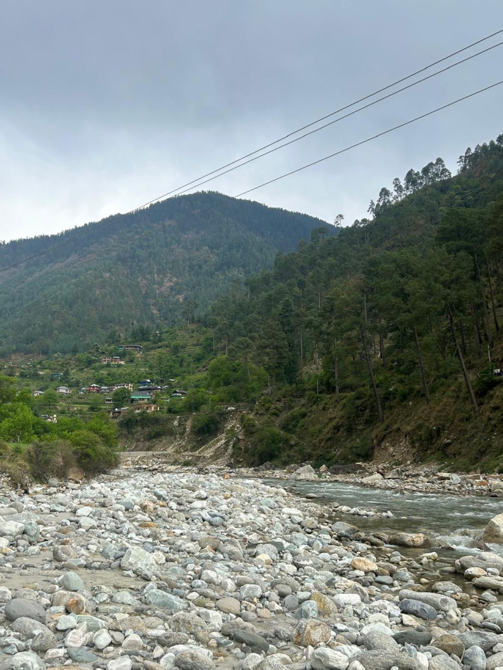 River view near the resort in Nagini village